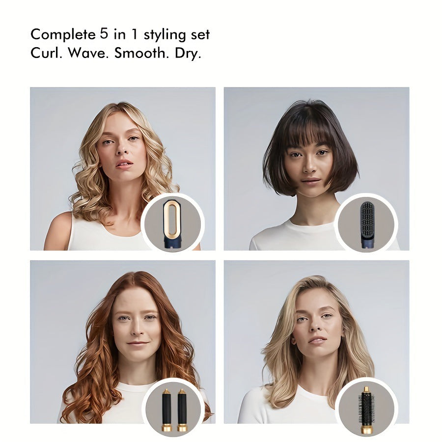 Nuevo secador de pelo Multi Hair Styler 5 en 1 rizador de pelo