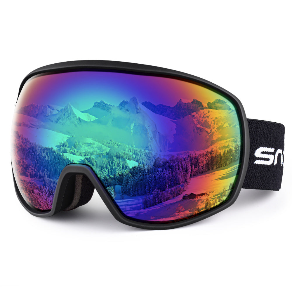 Gafas de esquí antivaho de doble capa, gafas de esquí de montaña