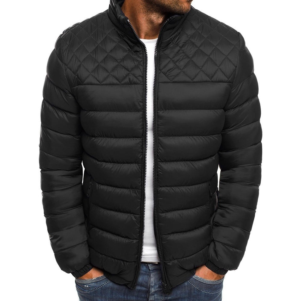 Chaqueta hombre,Hombro pecho, capa de corte rómbico