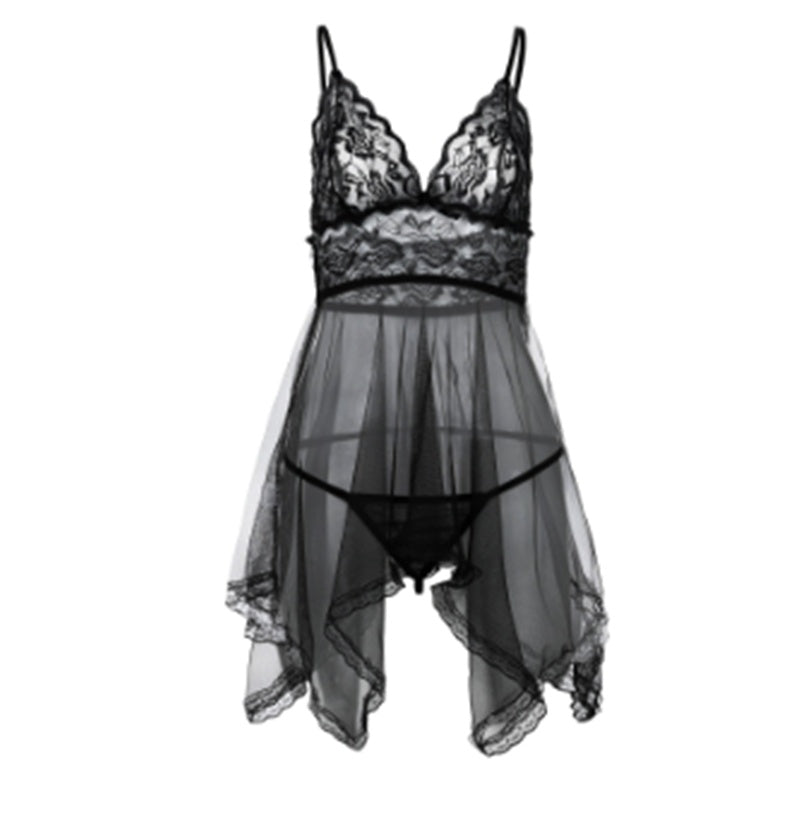 Camisón sexy con abertura frontal