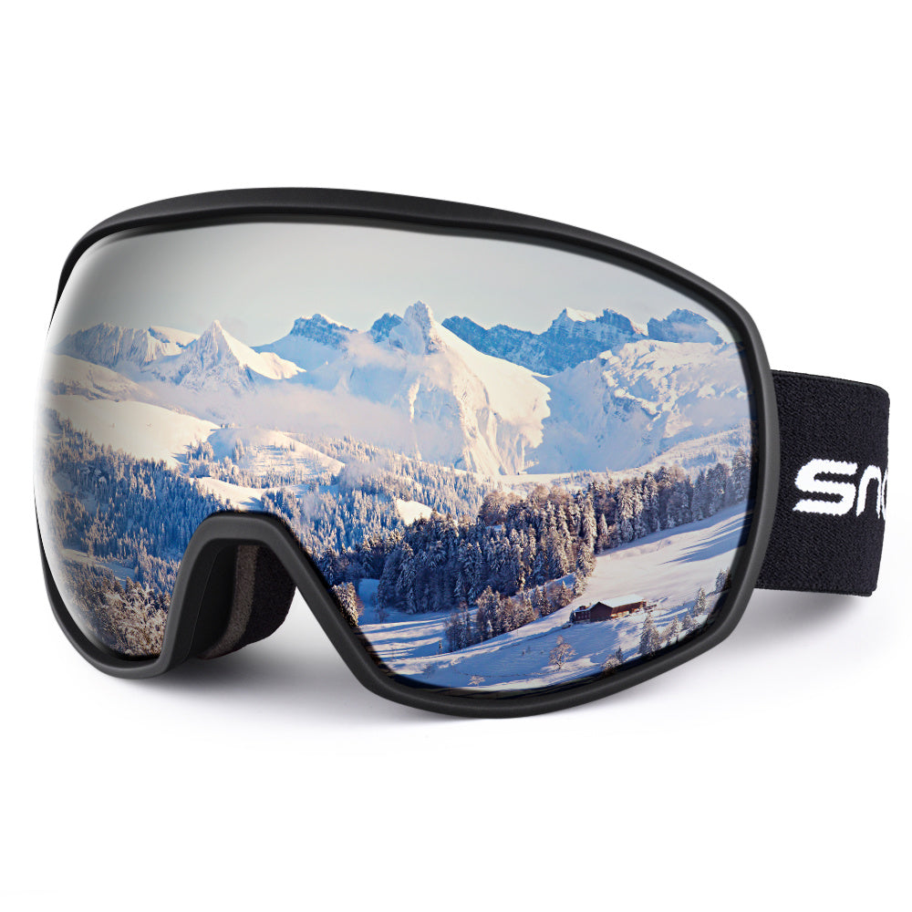 Gafas de esquí antivaho de doble capa, gafas de esquí de montaña