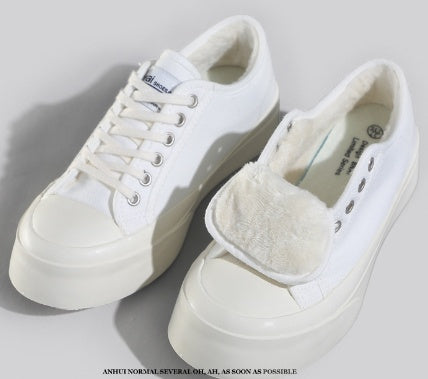 Zapatos de herradura con suela gruesa para invierno