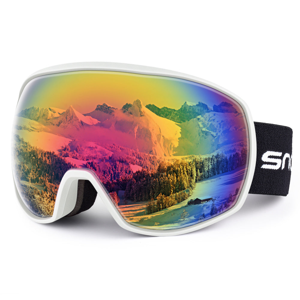 Gafas de esquí antivaho de doble capa, gafas de esquí de montaña