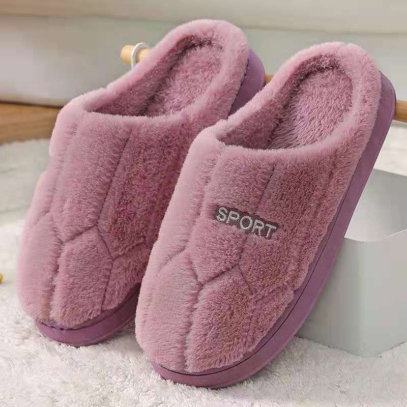 Pantuflas algodón y terciopelo
