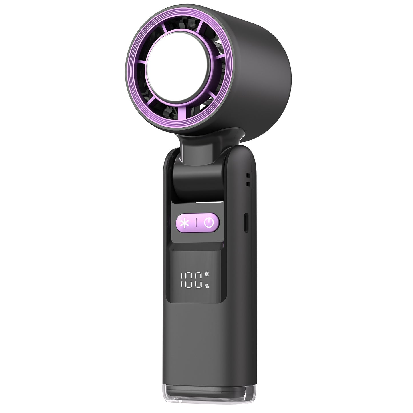 Mini ventilador de mano plegable de alta velocidad con carga USB