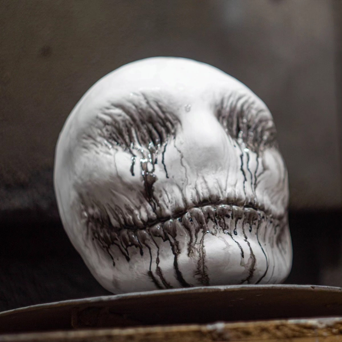 Máscara de látex de fantasma para Halloween, fiesta de mascaradas, tocado de terror
