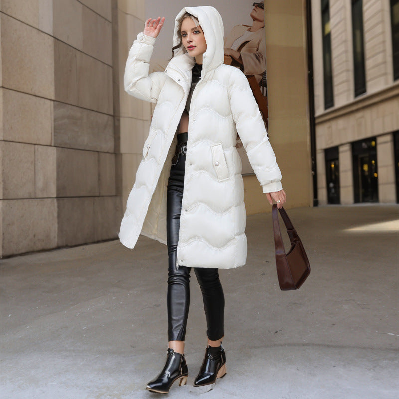 Chaqueta acolchada de algodón para mujer