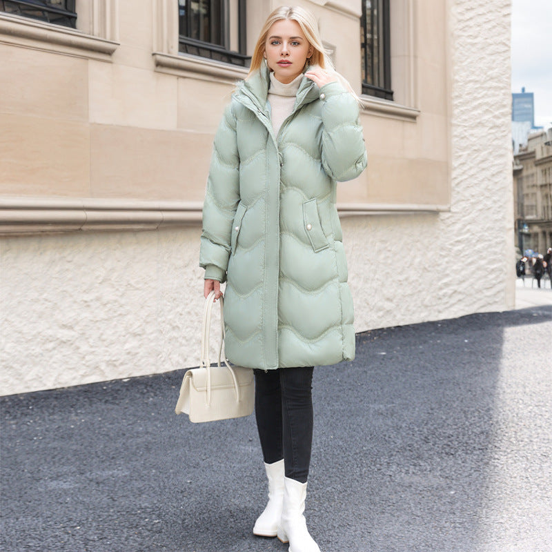 Chaqueta acolchada de algodón para mujer