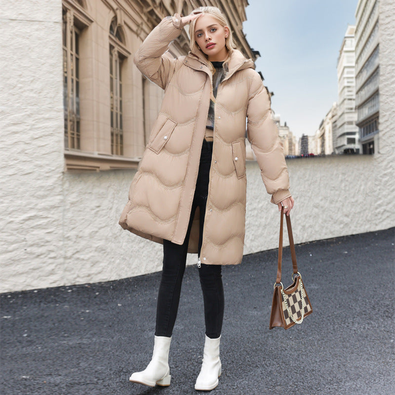 Chaqueta acolchada de algodón para mujer