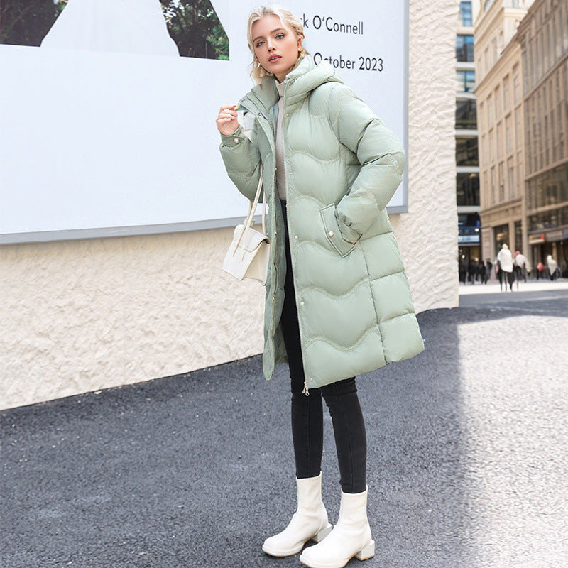 Chaqueta de plumón y algodón de invierno mujer