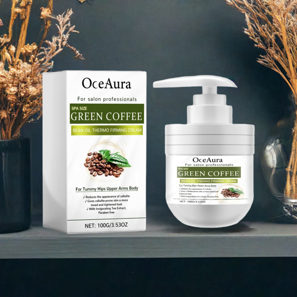 CREMA TERMO REAFIRMANTE CON ACEITE DE GRANO DE CAFÉ VERDE 100ML.