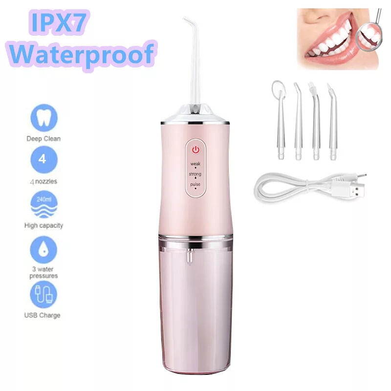 Irrigador dental recargable