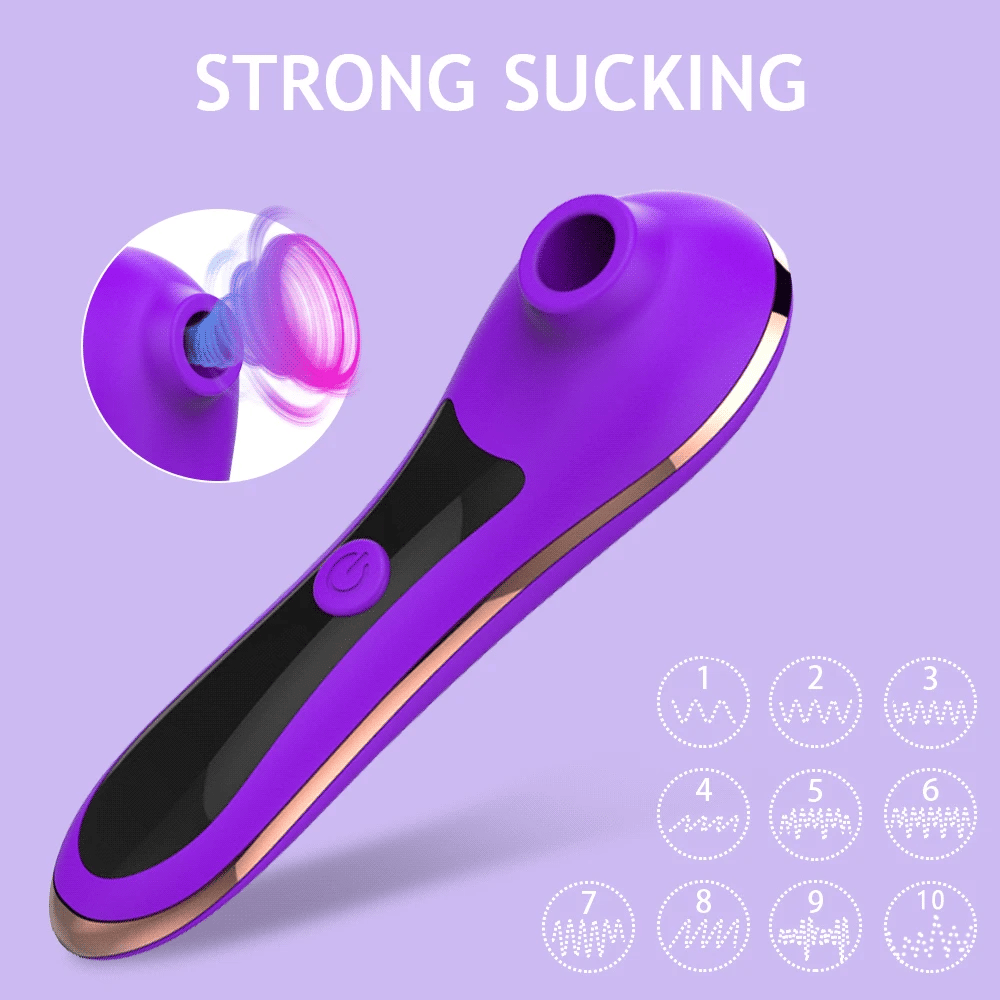Succionador vibrador mujer.