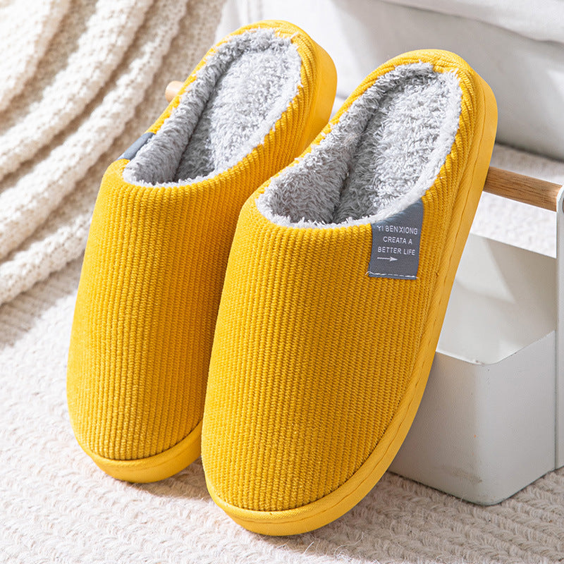 Pantuflas algodón y terciopelo