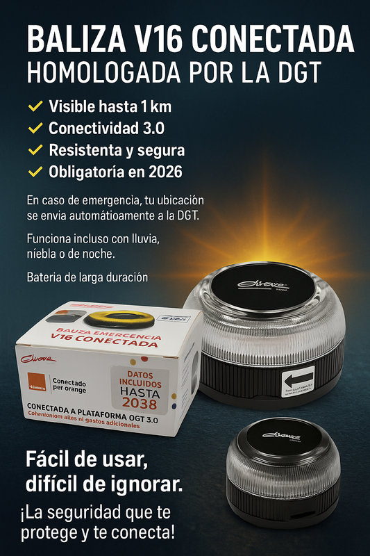 Baliza V16 Homologada DGT 3.0 Strong con Funda