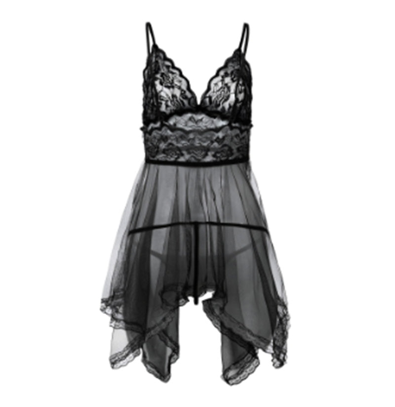 Camisón sexy con abertura frontal