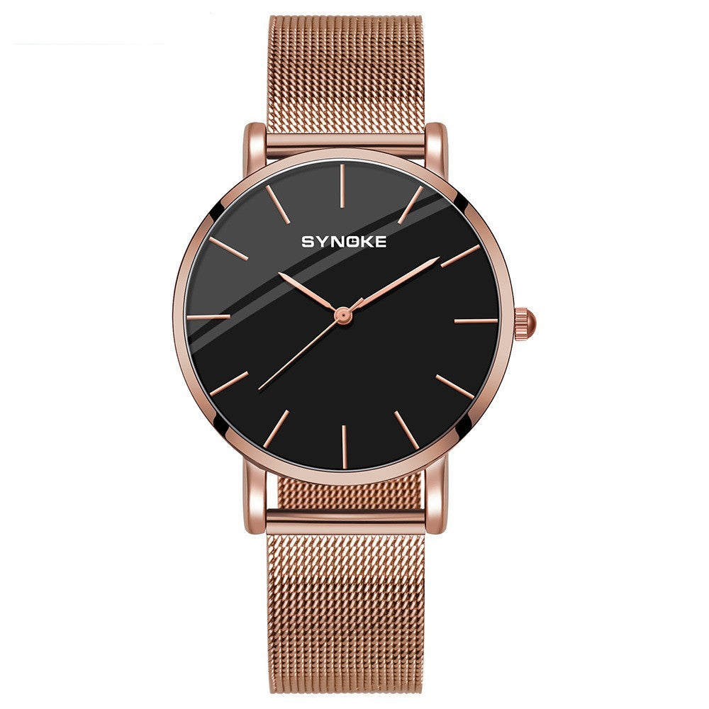 Reloj de cuarzo de moda para hombre y mujer.