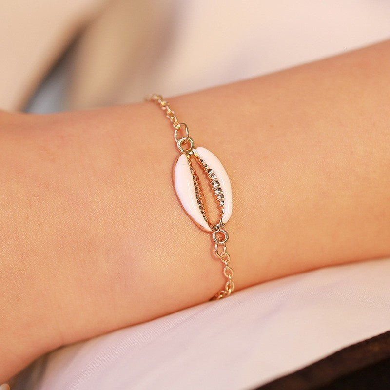 Conjunto de pulseras y brazaletes bohemios con cuentas vintage
