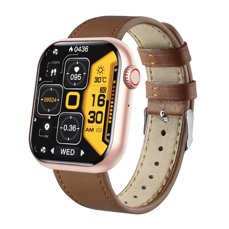 Reloj inteligente Bluetooth Llamadas Frecuencia cardíaca Temperatura corporal Asistente de voz Pulsera inteligente Reloj deportivo