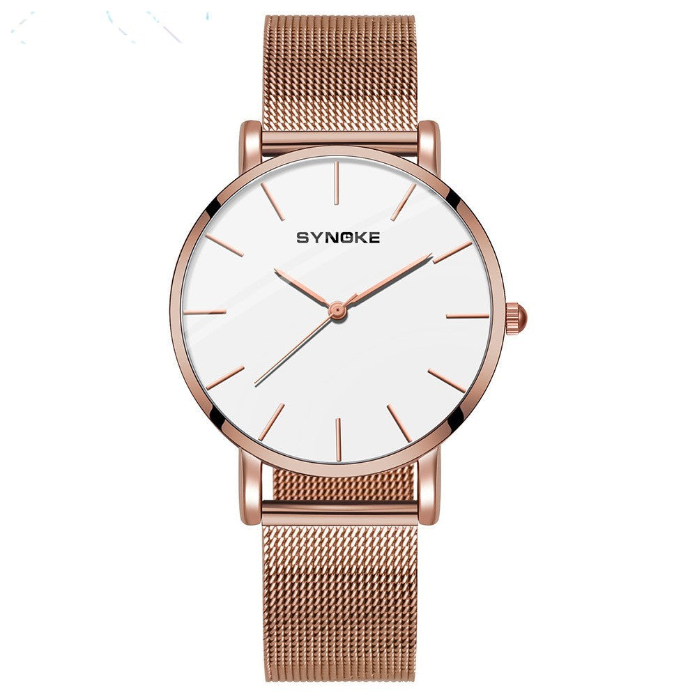 Reloj de cuarzo de moda para hombre y mujer.