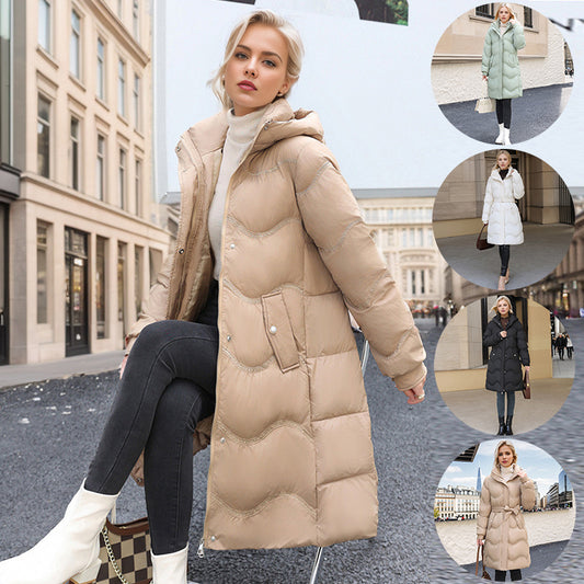 Chaqueta de plumón y algodón de invierno mujer