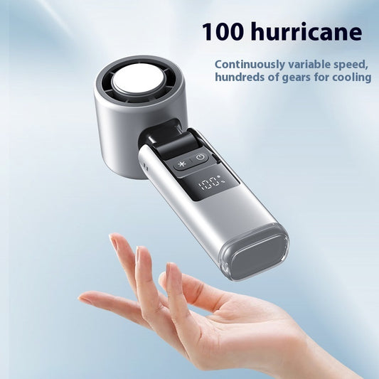 Mini ventilador de mano plegable de alta velocidad con carga USB