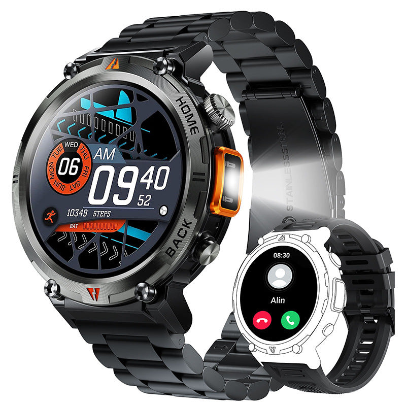 Smart Watch con Linterna LED 145 Pantalla Bluetooth