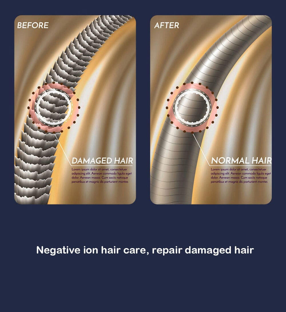 Secador de pelo iones.