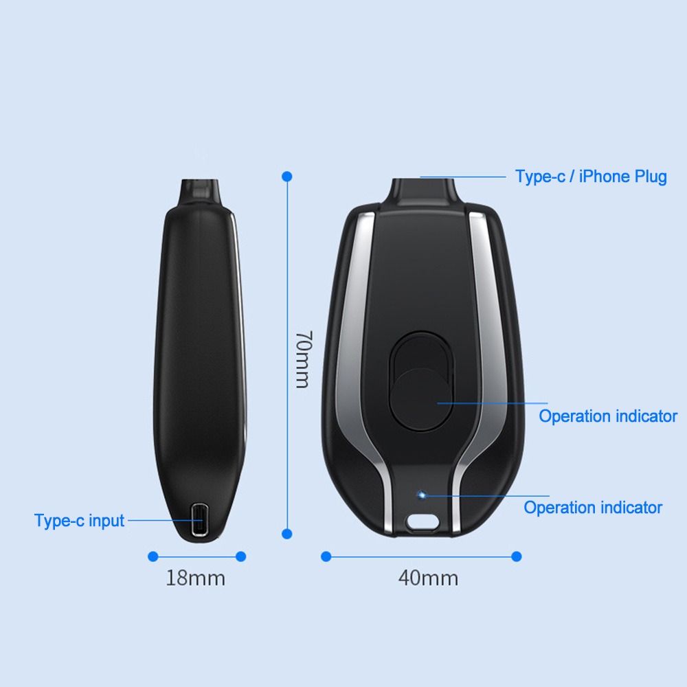 Mini PowerBank Llavero 1500mAh